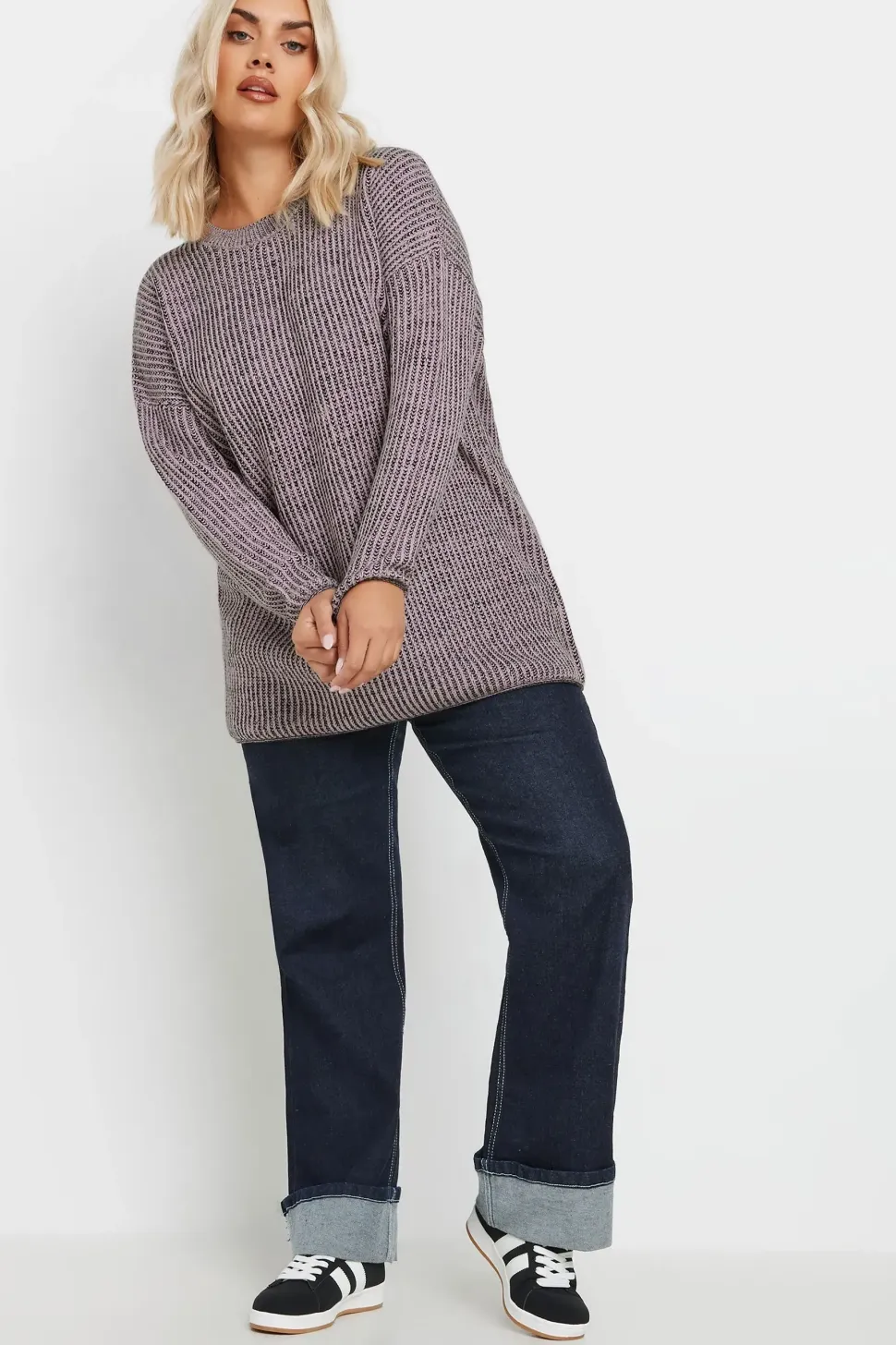 Sleeved Knitted Jumper
