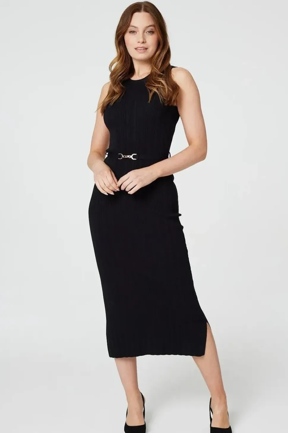 Sleeveless Knit Shift Dress