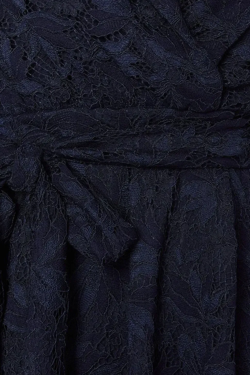 Sleeveless Lace Shirt Tie Waist Midi Dress