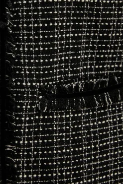 Sleeveless Tweed Jacket