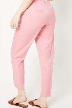 Slim Leg Cropped Trousers