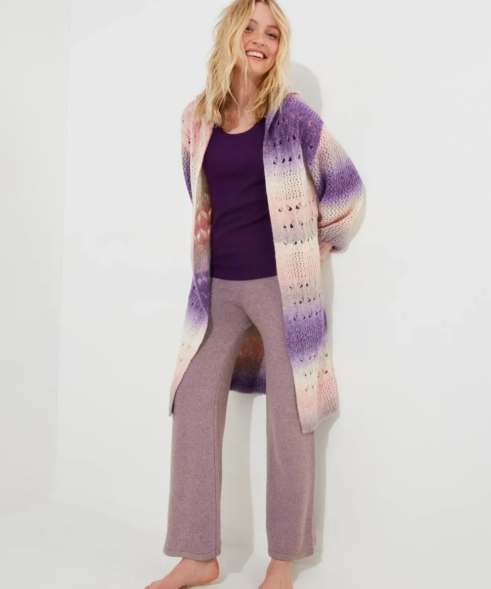 Sloe Joes Ombre Longline Cardigan