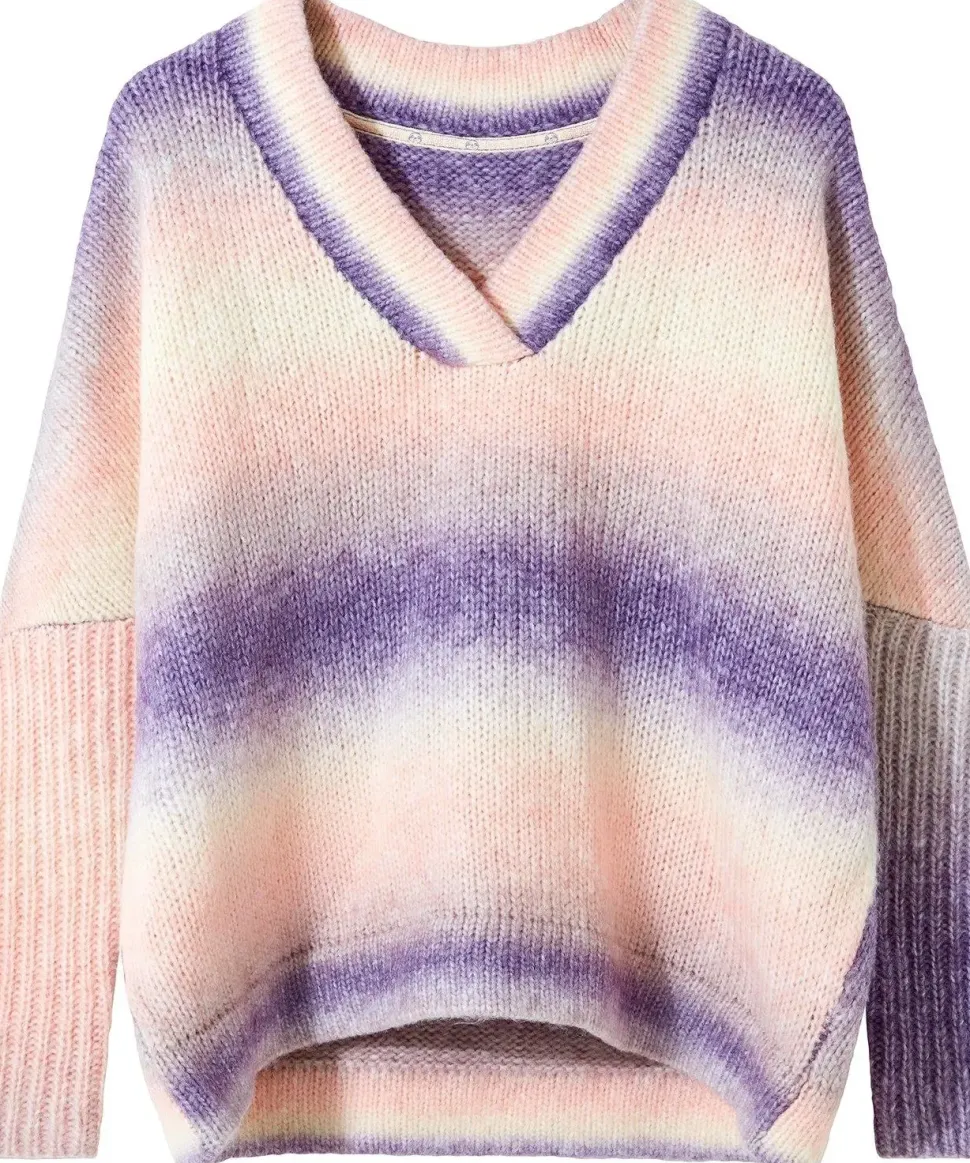 Sloe Joes Ombre V-Neck Jumper