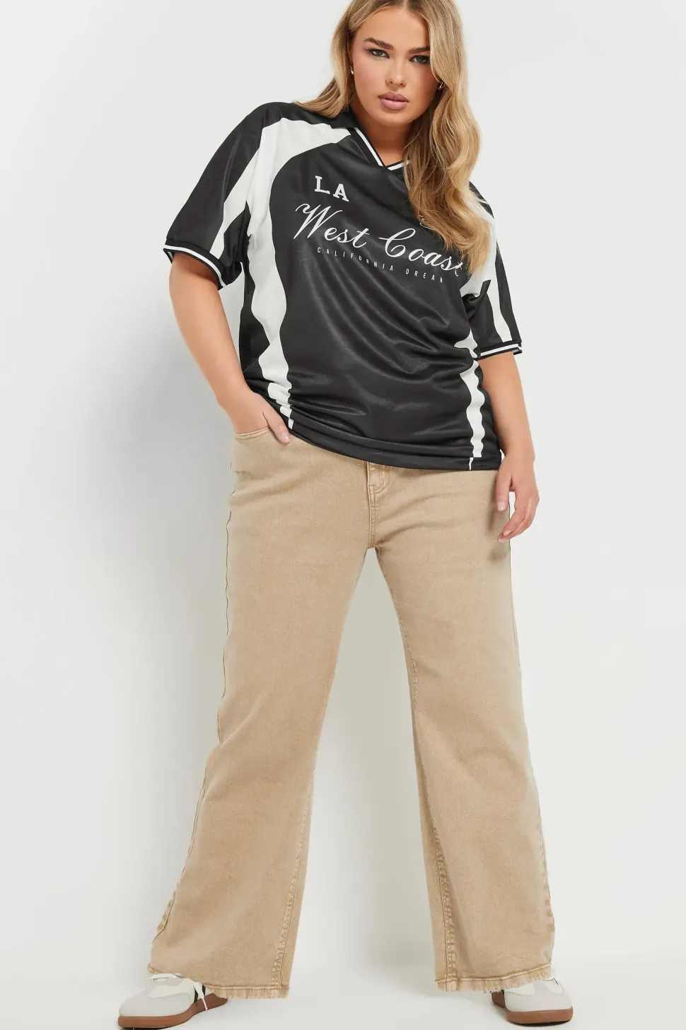 Slogan Sports Jersey Top