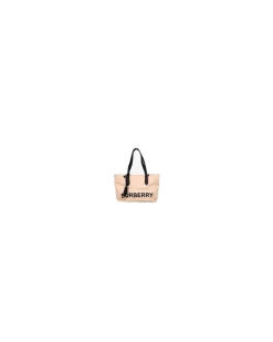 Small TB Bag Beige Canvas Tote
