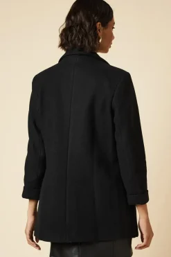 Smart Pocket Detail Blazer Coat