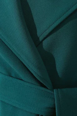 Smart Short Belted Wrap Coat