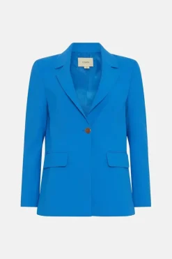 Smart Tailored Button Detail Blazer