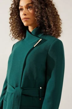 Smart Wrap Belted Coat