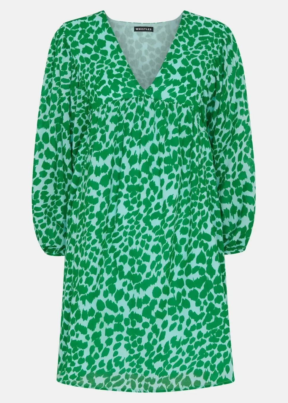 Smooth Leopard Trapeze Dress-