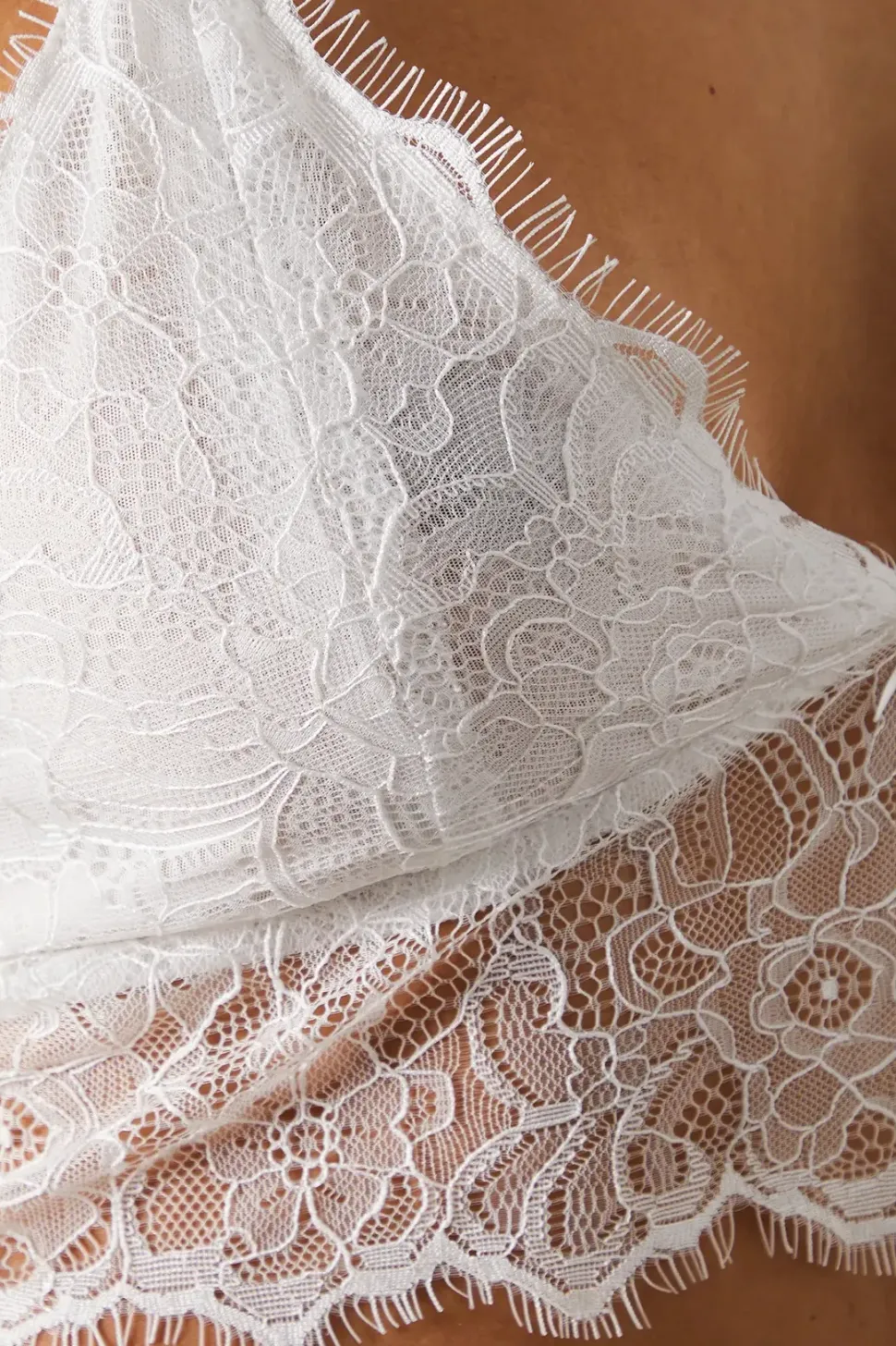 Soft Lace Cross Back Bralette