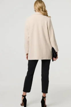Soft Texture Pocket Detail Blazer Jacket