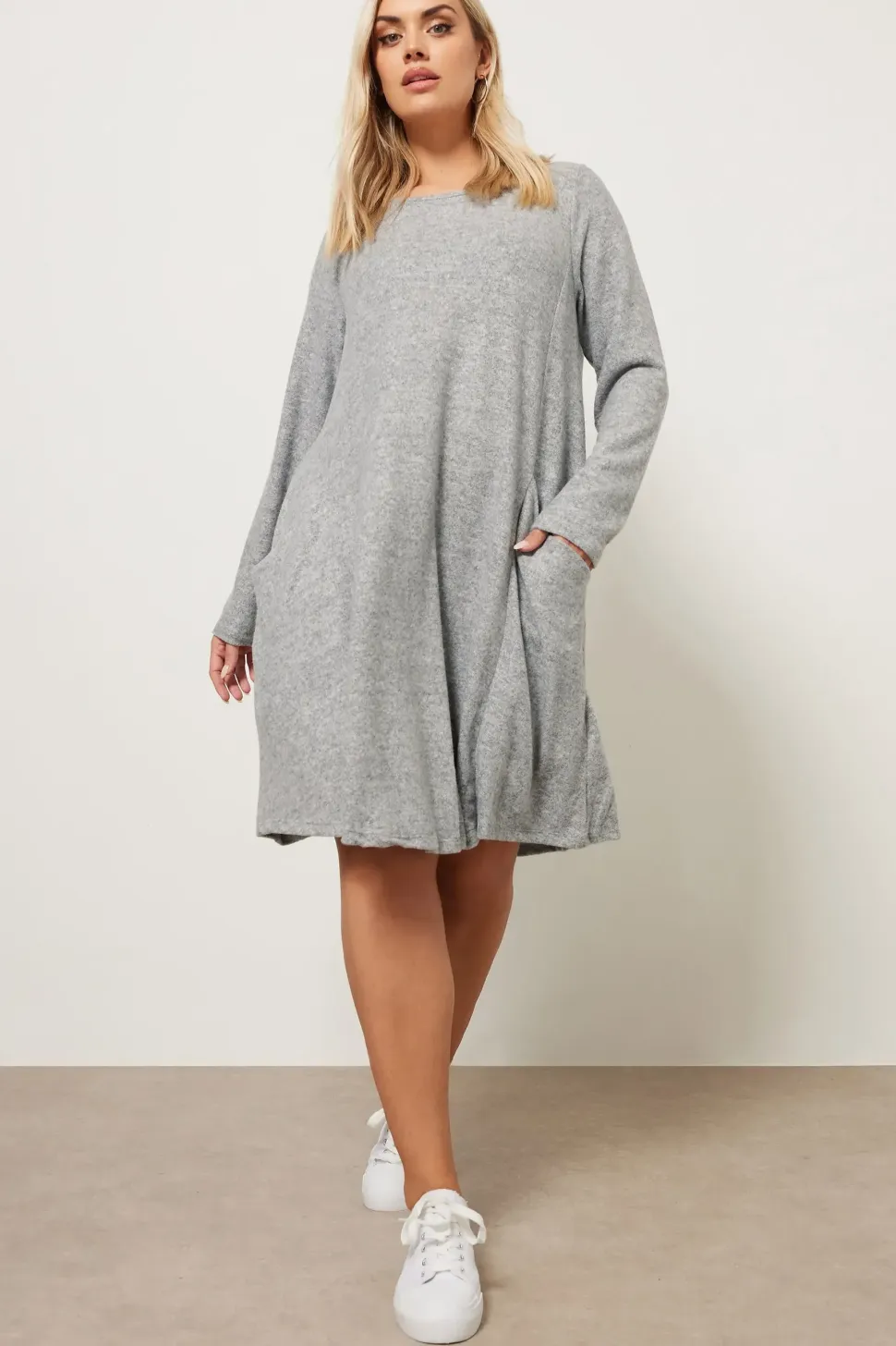 Soft Touch Pocket Swing Dress