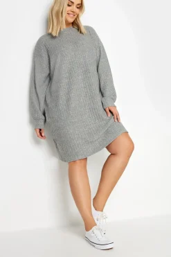 Soft Touch Ribbed Jumper Dress