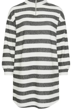 Soft Touch Zip Neck Jumper Dress