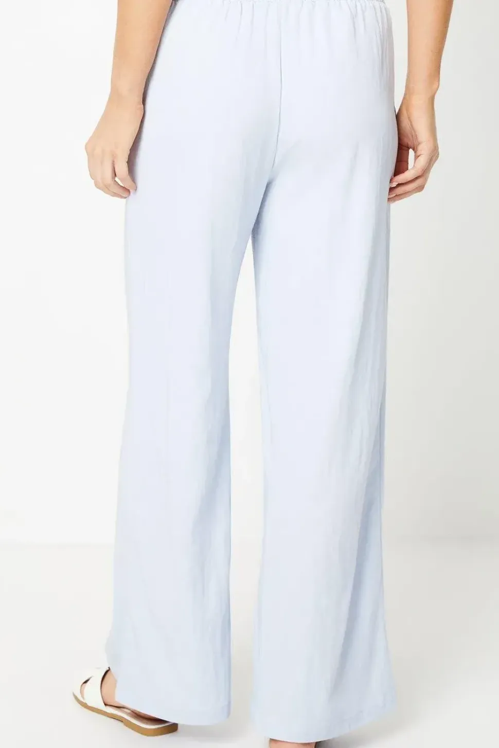 Soft Twill Elastic Waist Trouser