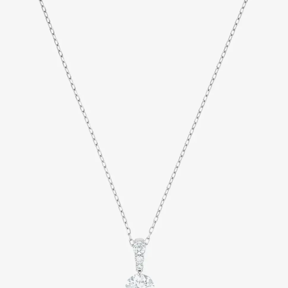 Solitaire White Crystal Pendant 5472635