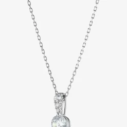 Solitaire White Crystal Pendant 5472635