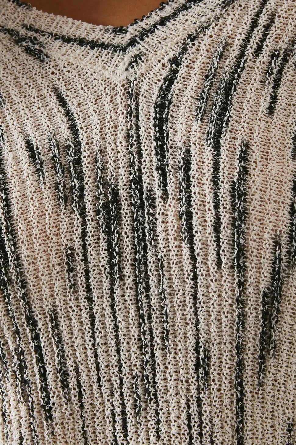 Space Dye Off The Shoulder Jumper
