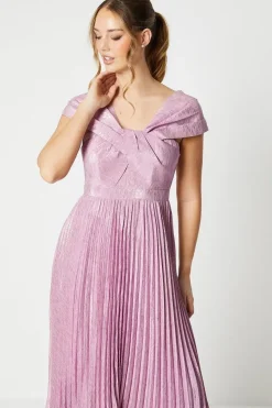 Sparkle Bardot Midi Dress