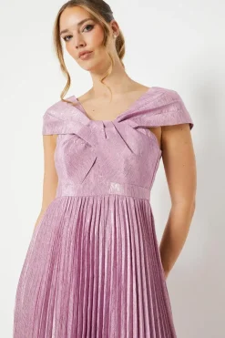 Sparkle Bardot Midi Dress