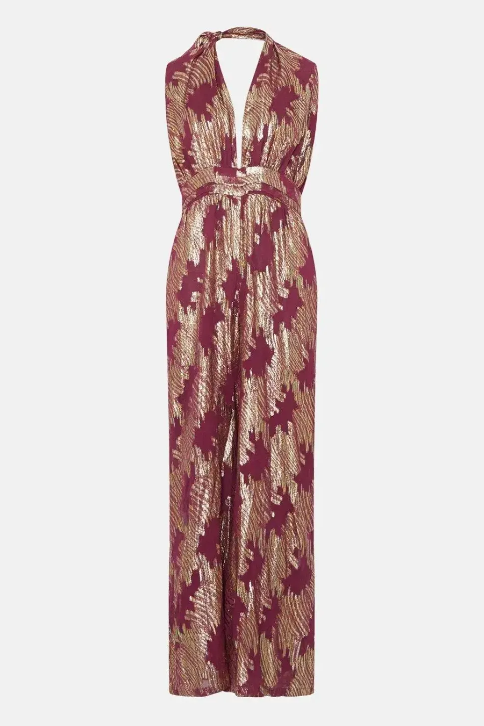 Sparkle Halter Neck Jumpsuit