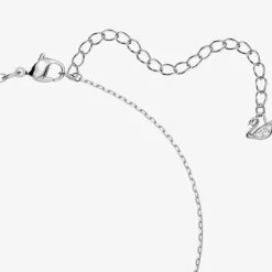 Sparkling Silver Dancing Crystal Necklace 5286137