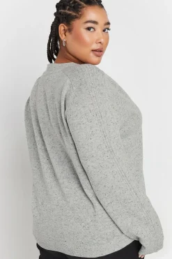 Speckled Button Through Cardigan