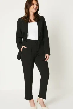 Split Hem Detail Tapered Trouser