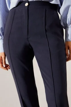 Split Hem Tapered Trousers