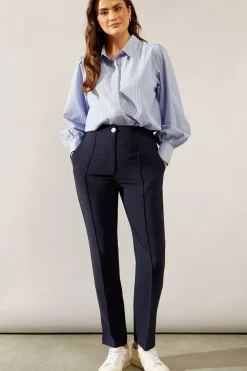 Split Hem Tapered Trousers