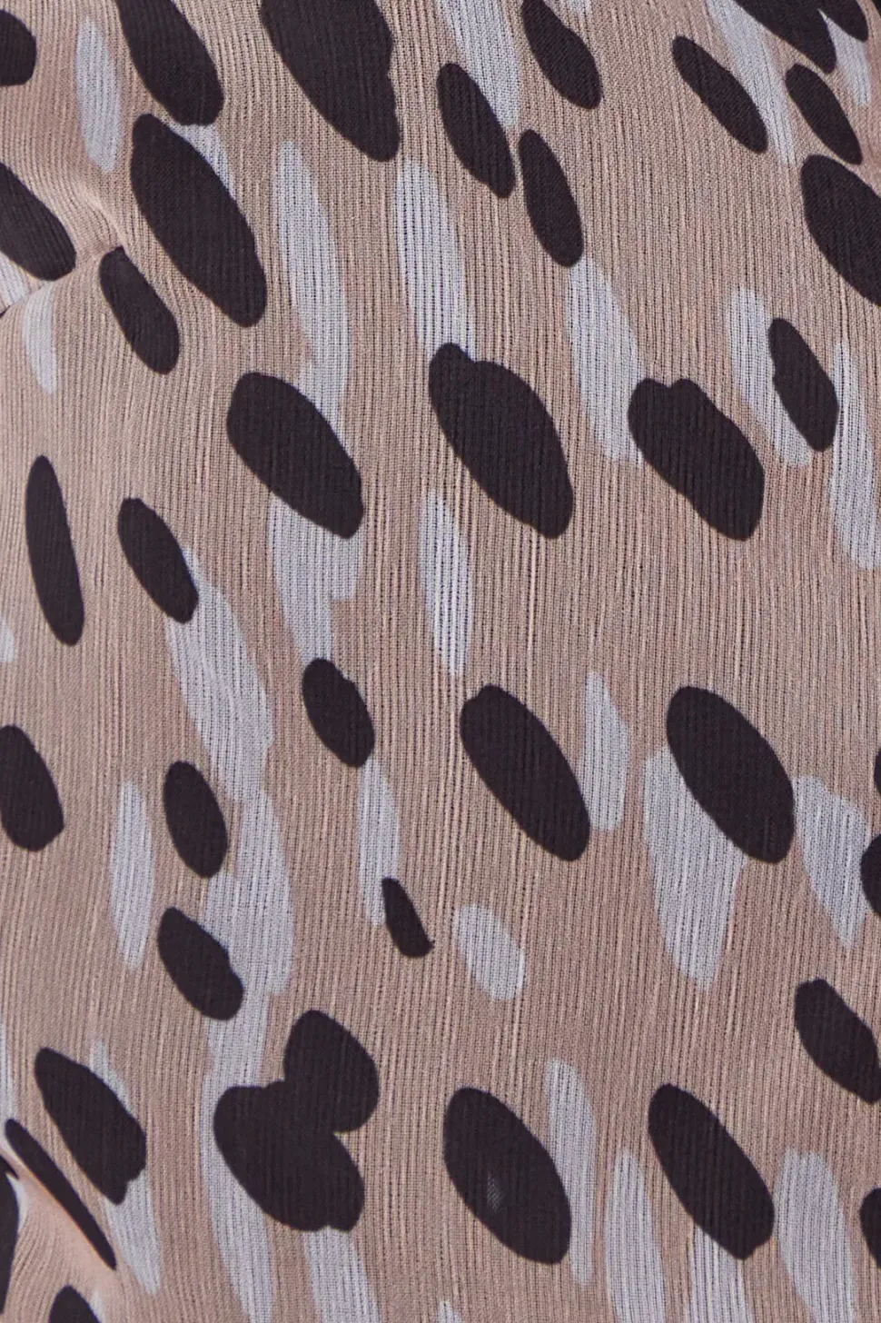 Spot Border Print Belted Shirt Dress