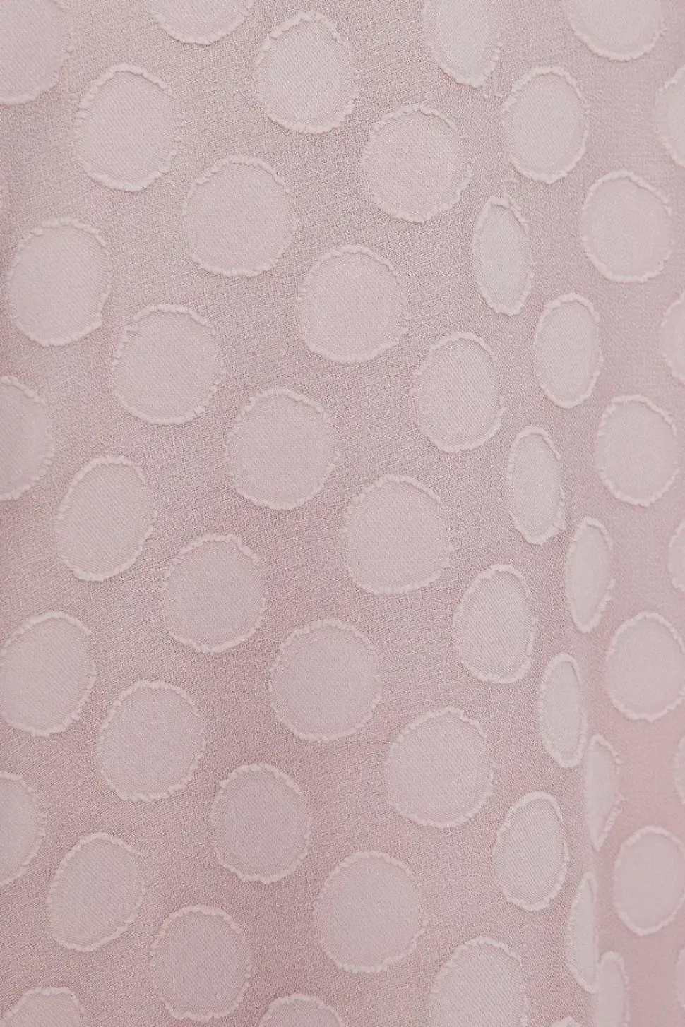 Spot Jacquard Cape Frill Sleeve Top