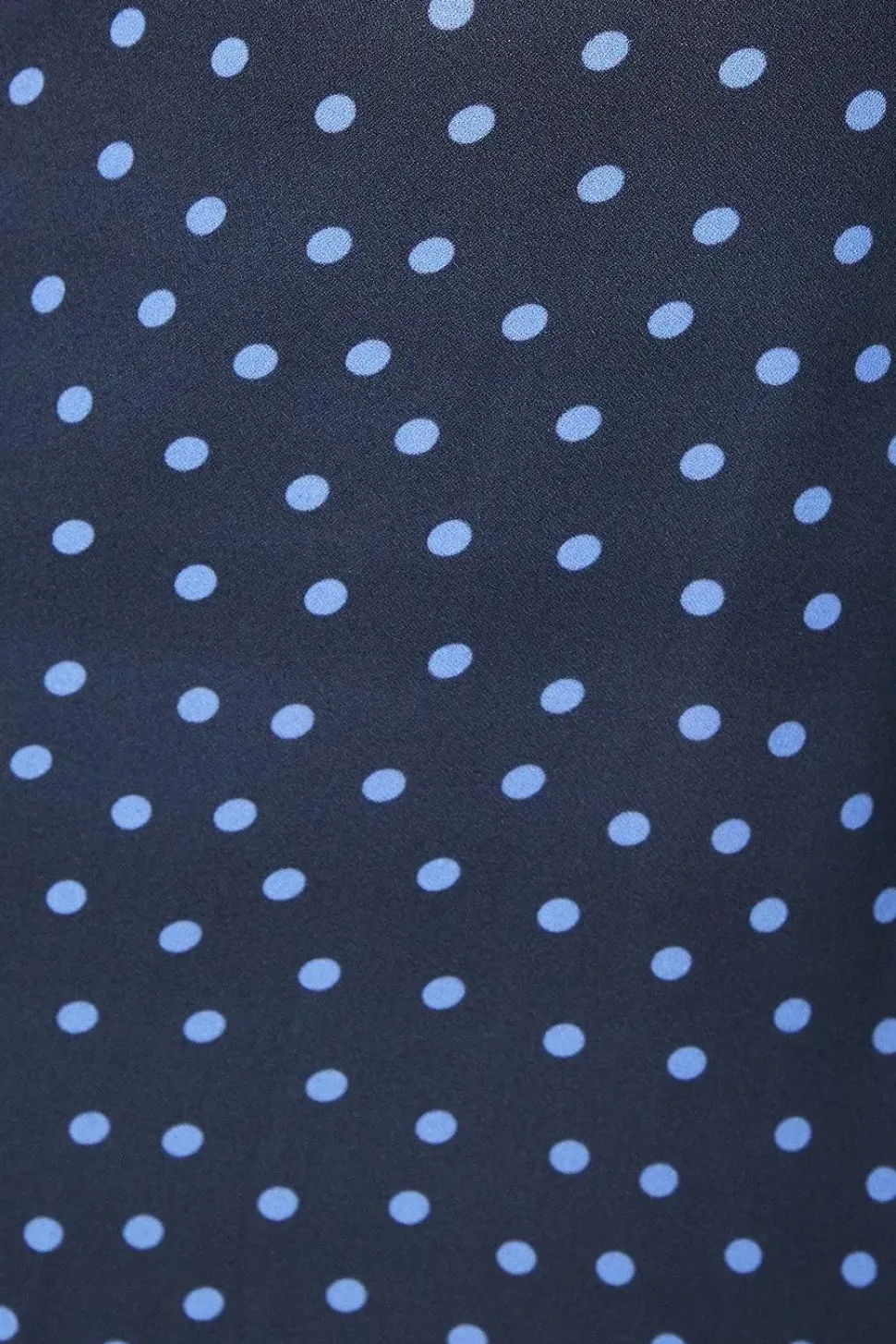 Spot Long Sleeve Keyhole Midi Dress