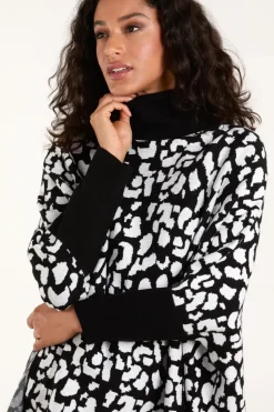 Spot Roll Neck Jumper