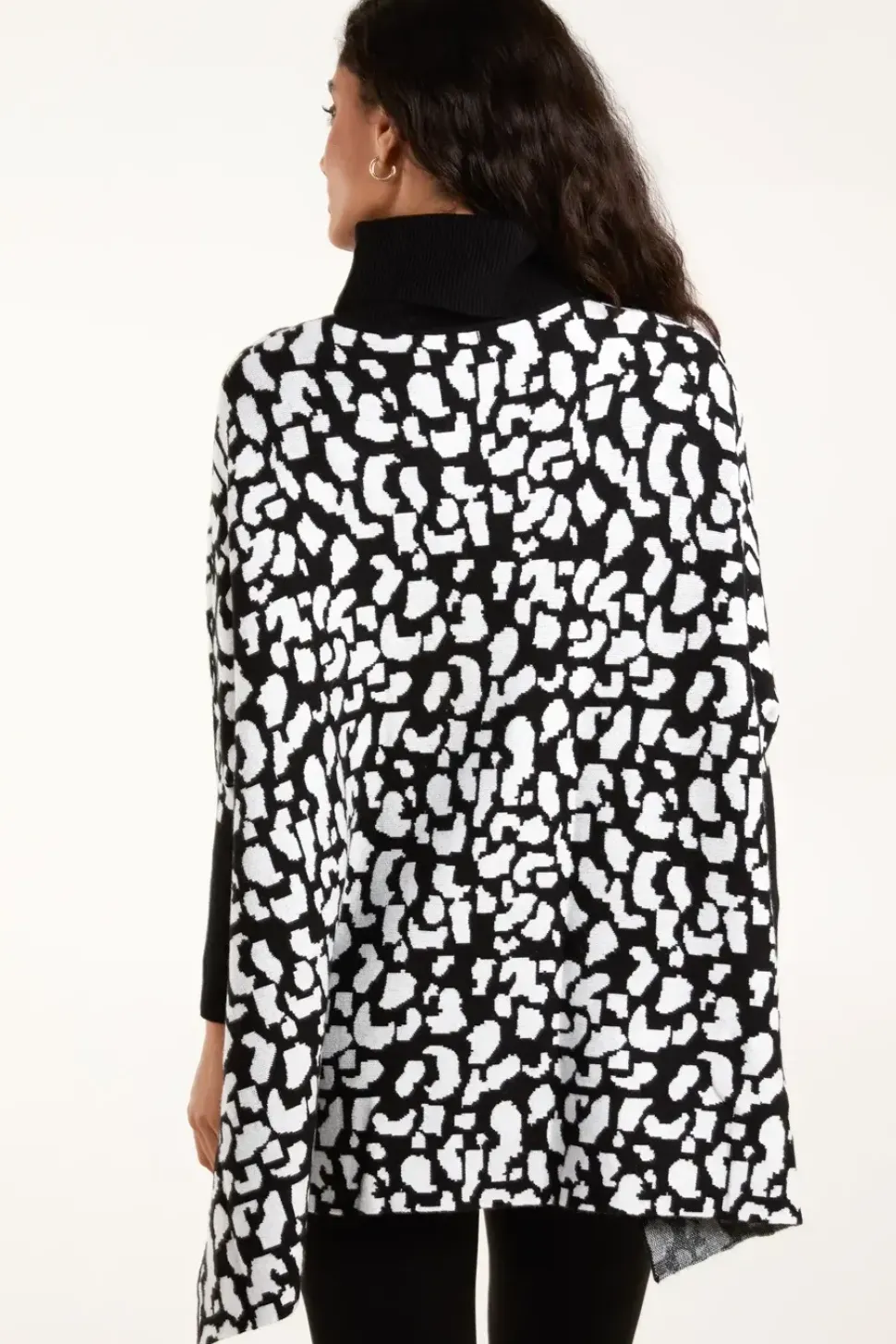 Spot Roll Neck Jumper