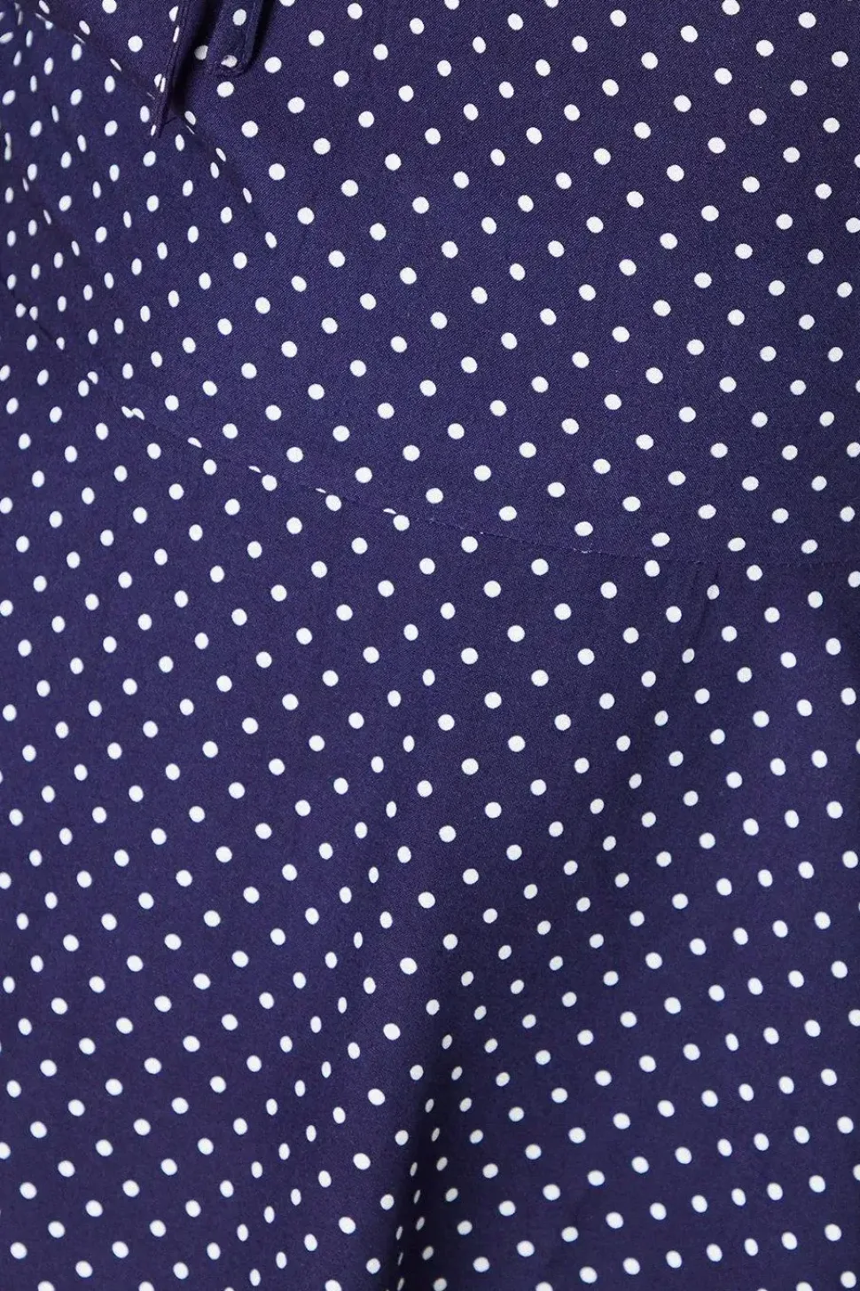 Spot Tie Front Mini Dress