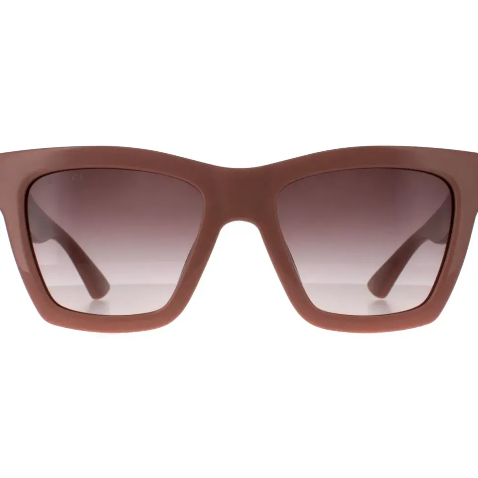 Square Black and Gold Grey Sunglasses