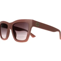 Square Black and Gold Grey Sunglasses