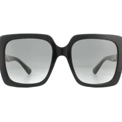 Square Black Green Glitter and Red Green Sunglasses GG0036SN