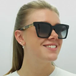 Square Black Grey Gradient BE4335 Sunglasses