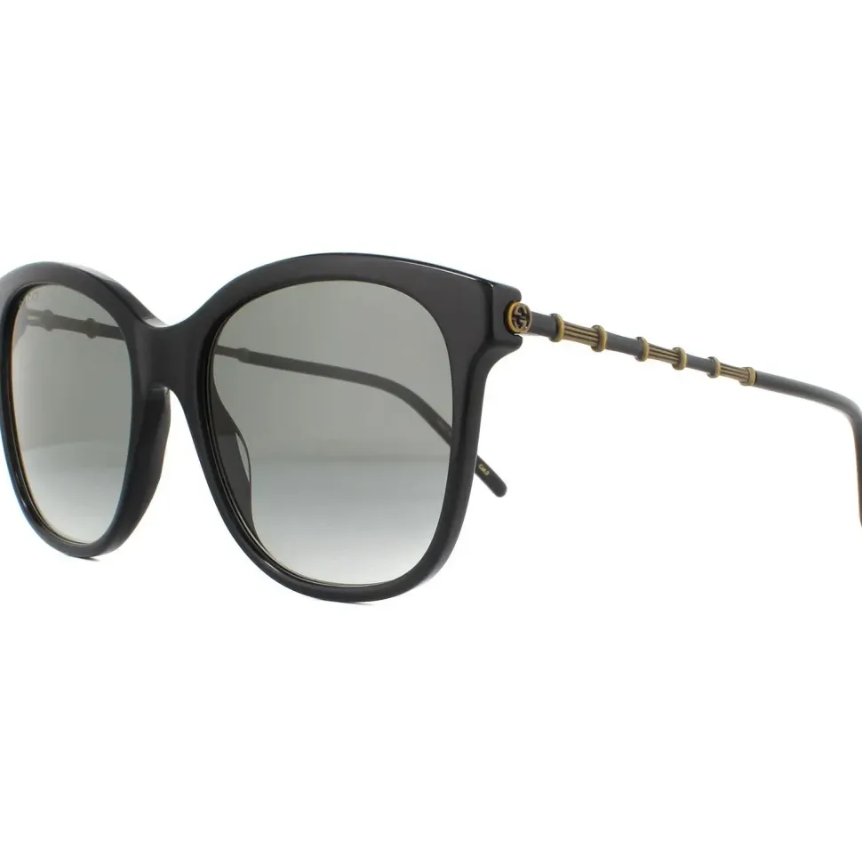 Square Black Grey Gradient Sunglasses