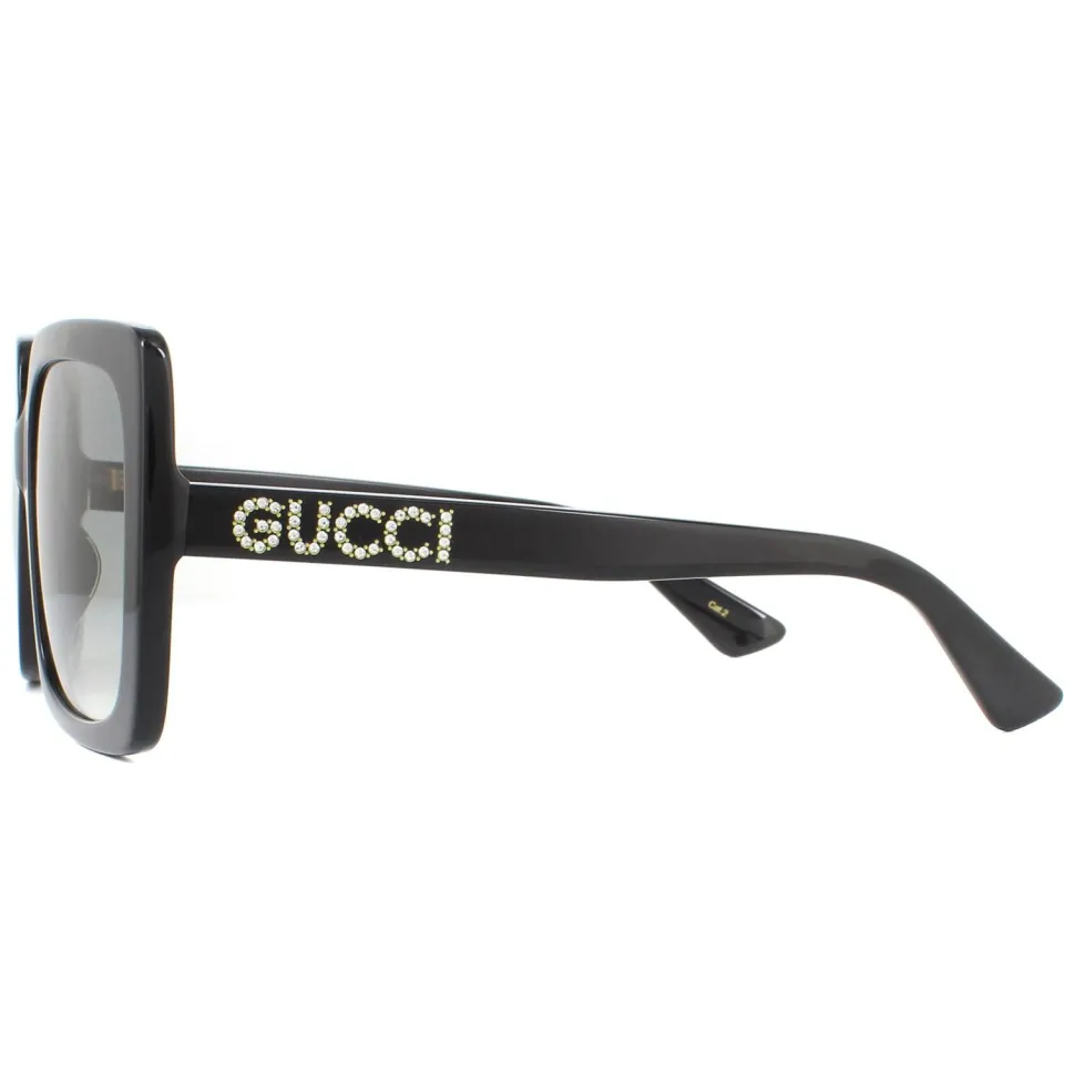 Square Black Grey Gradient Sunglasses