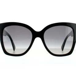Square Black Grey Gradient Sunglasses