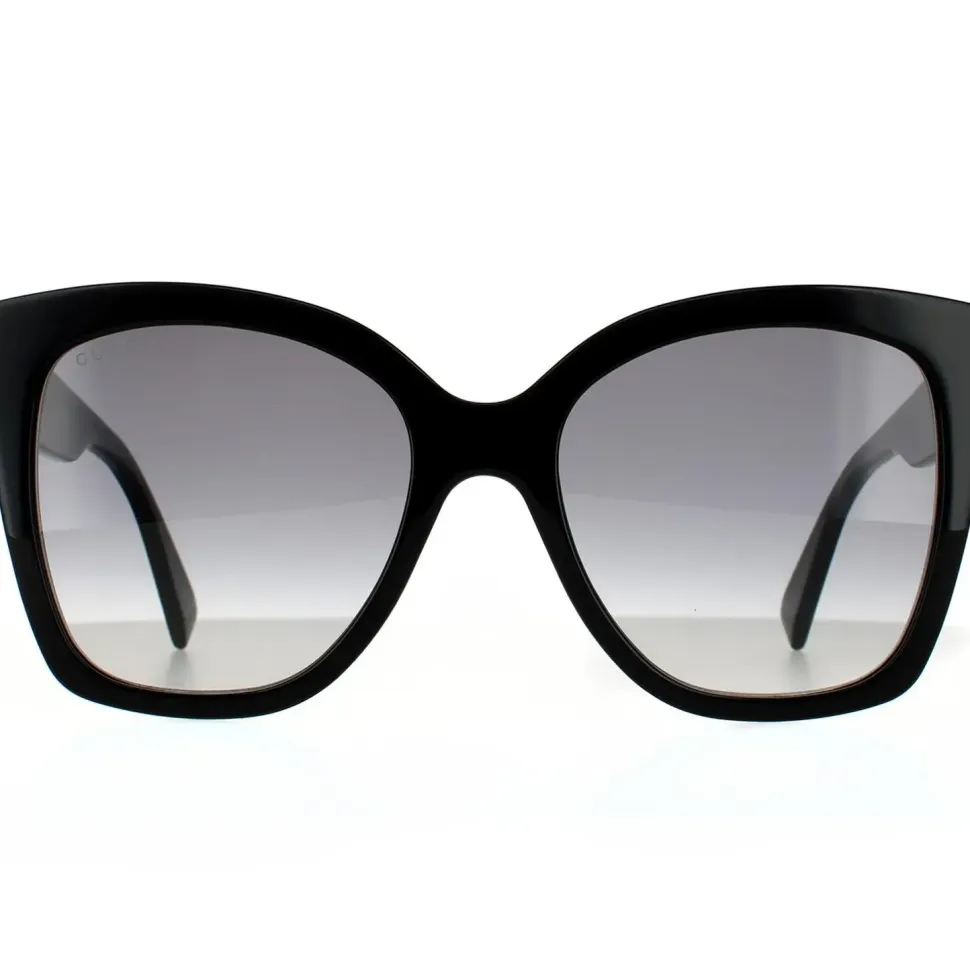 Square Black Grey Gradient Sunglasses