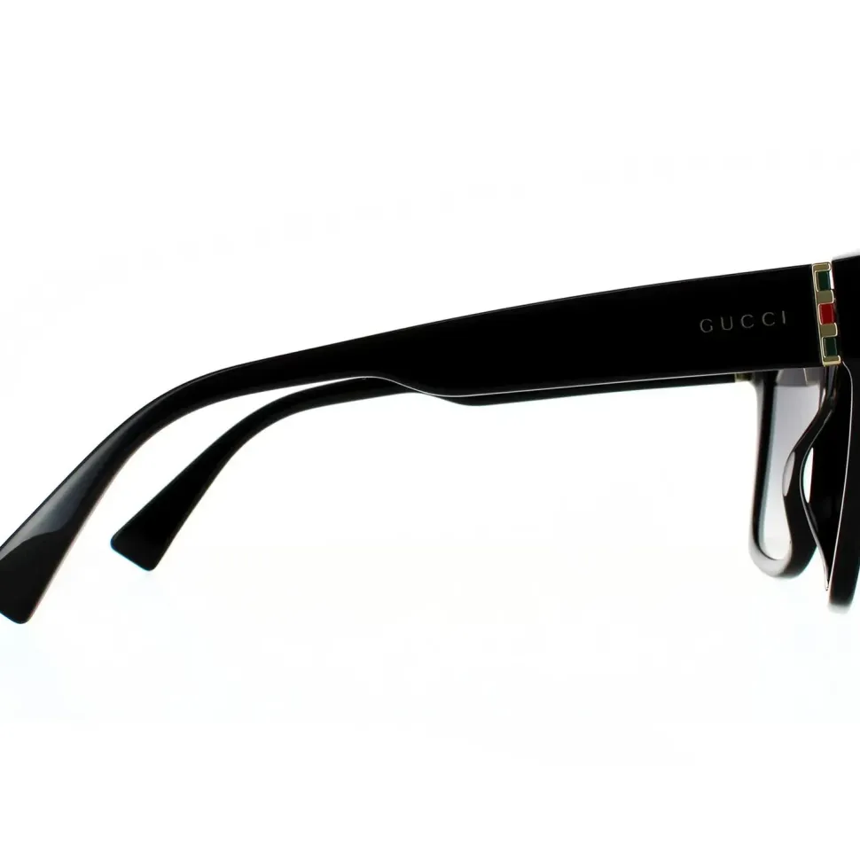 Square Black Grey Gradient Sunglasses