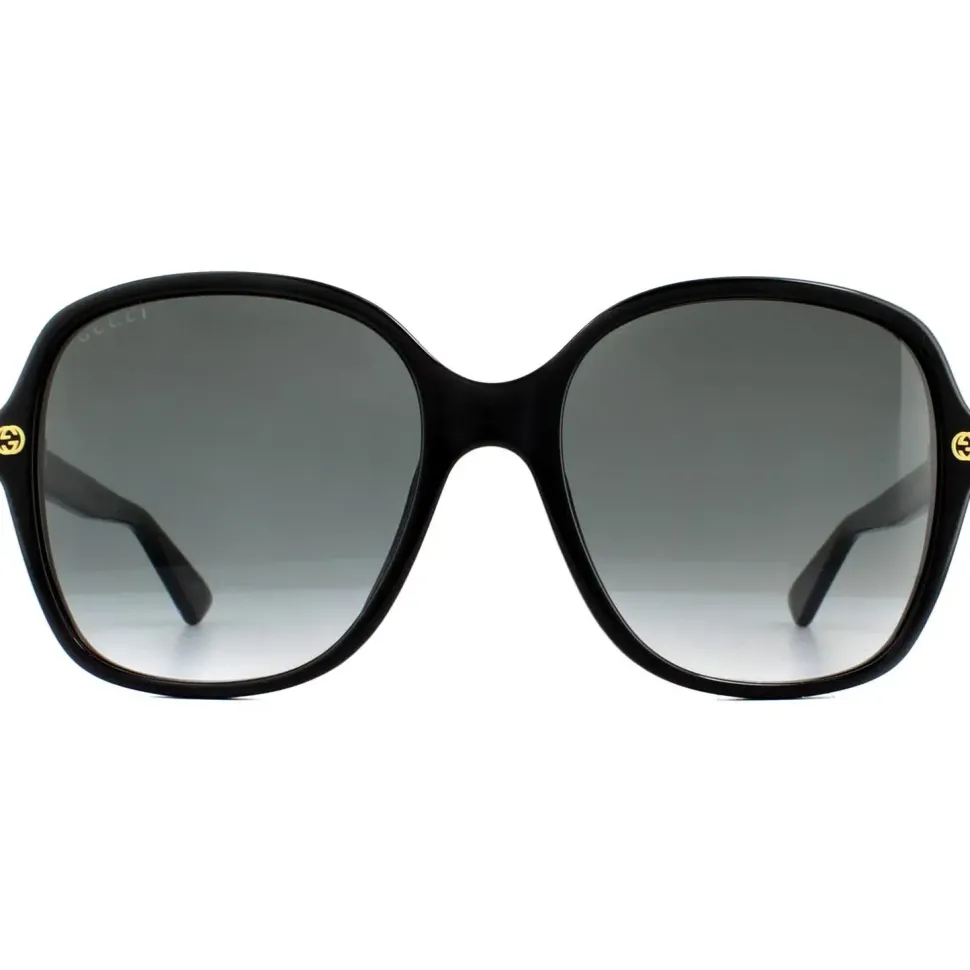 Square Black Grey Gradient Sunglasses
