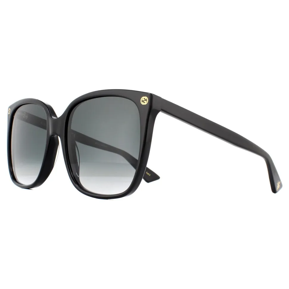Square Black Grey Gradient Sunglasses
