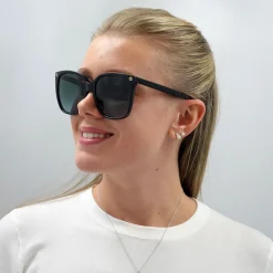 Square Black Grey Gradient Sunglasses