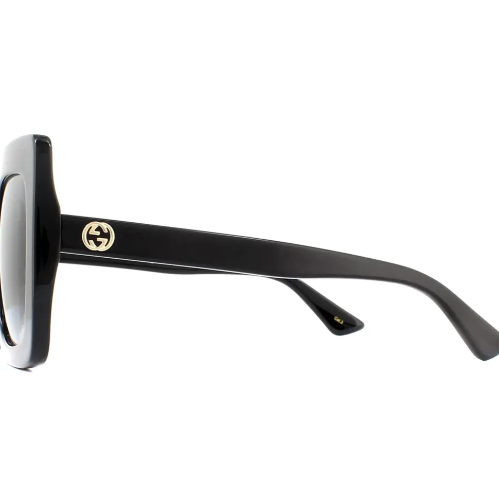 Square Black Grey Gradient Sunglasses